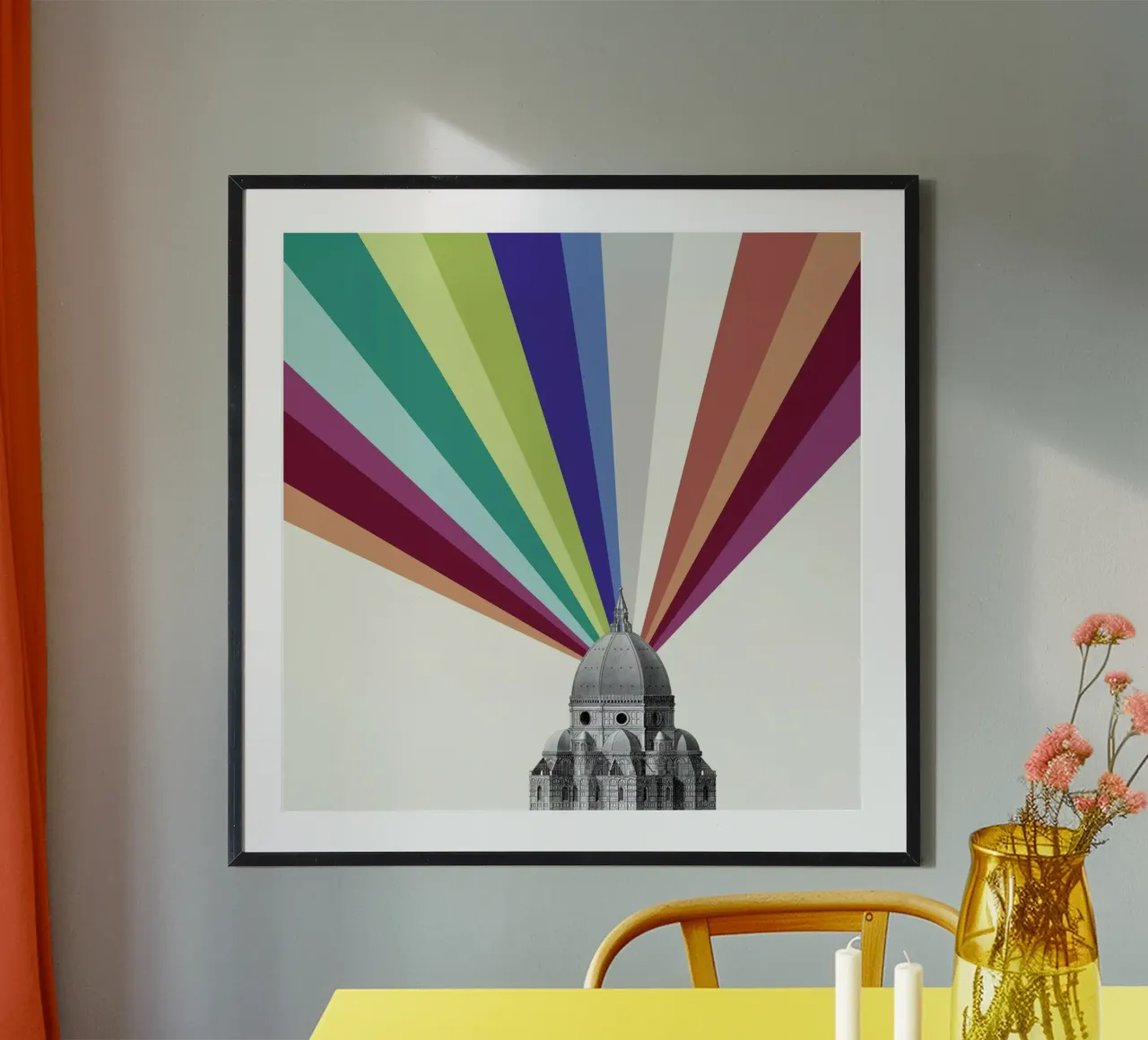 Tower Rainbow hahnemühle by The Gently Unfurling Sneak
