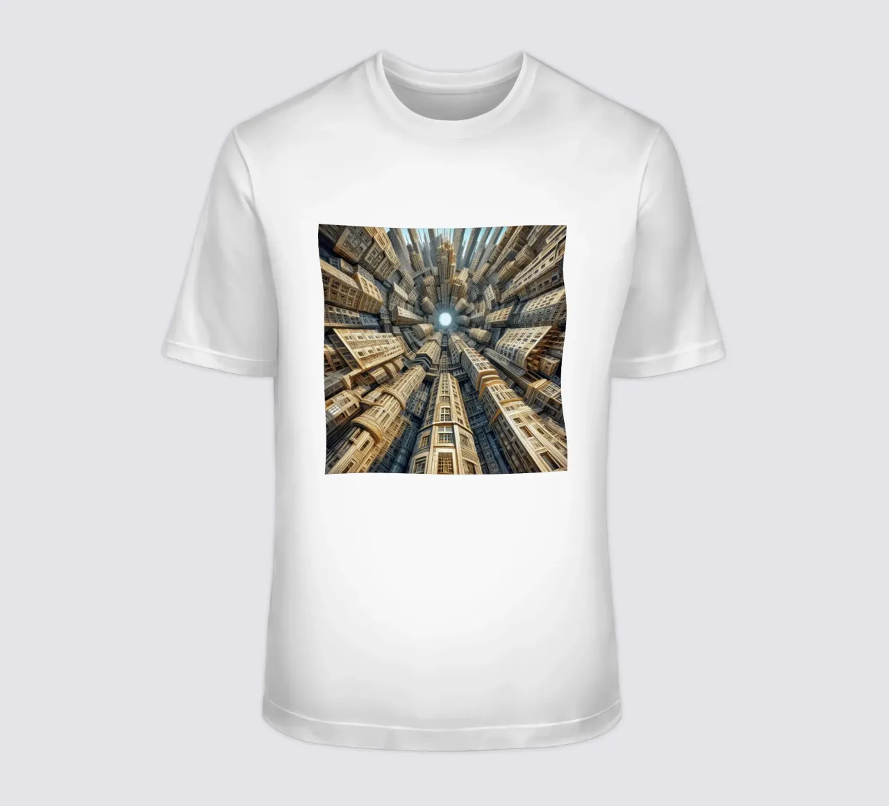 Sphere 035 - Towering Symmetrical Urban Structures t-shirt da Spheres