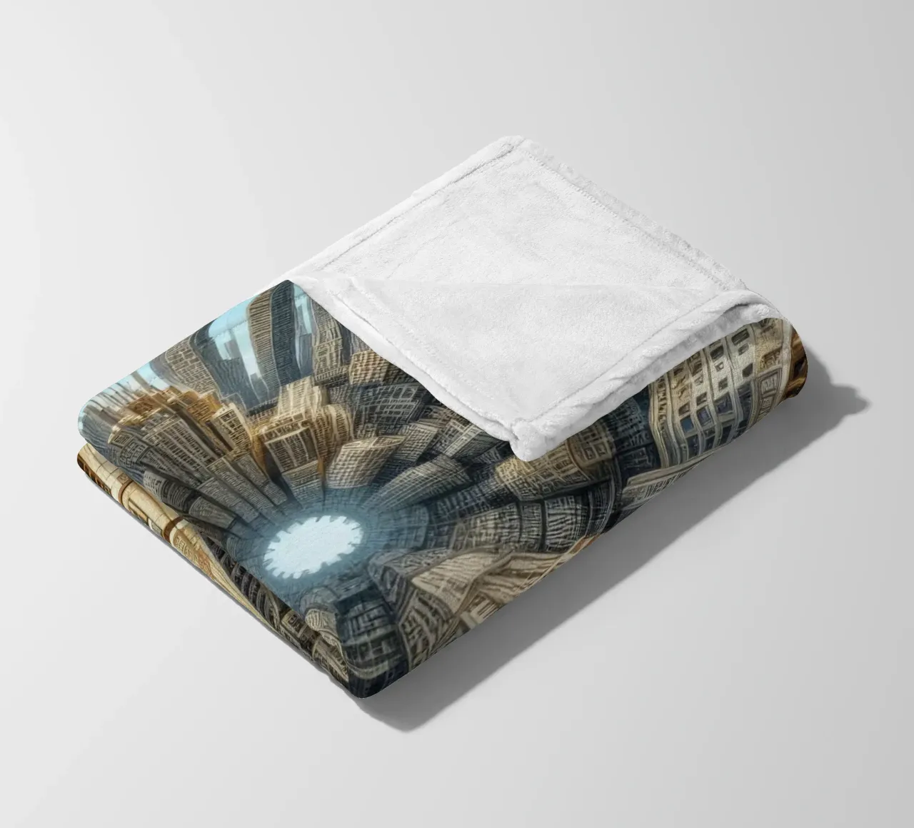 Sphere 035 - Towering Symmetrical Urban Structures coperta in pile da Spheres