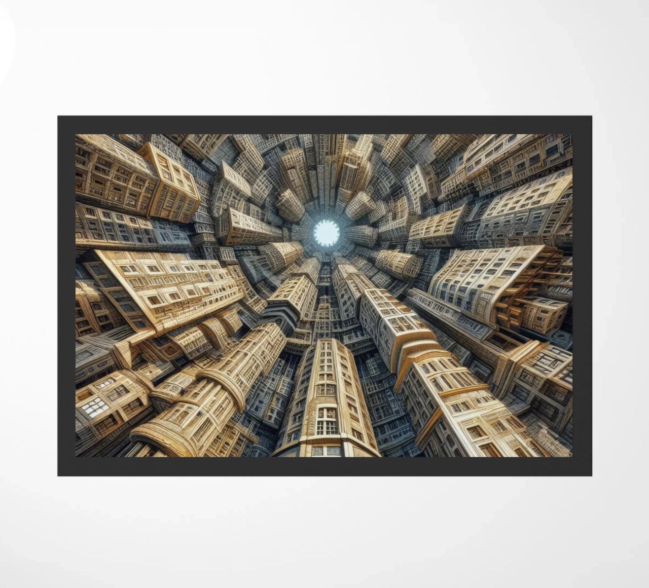 Sphere 035 - Towering Symmetrical Urban Structures zerbino da Spheres