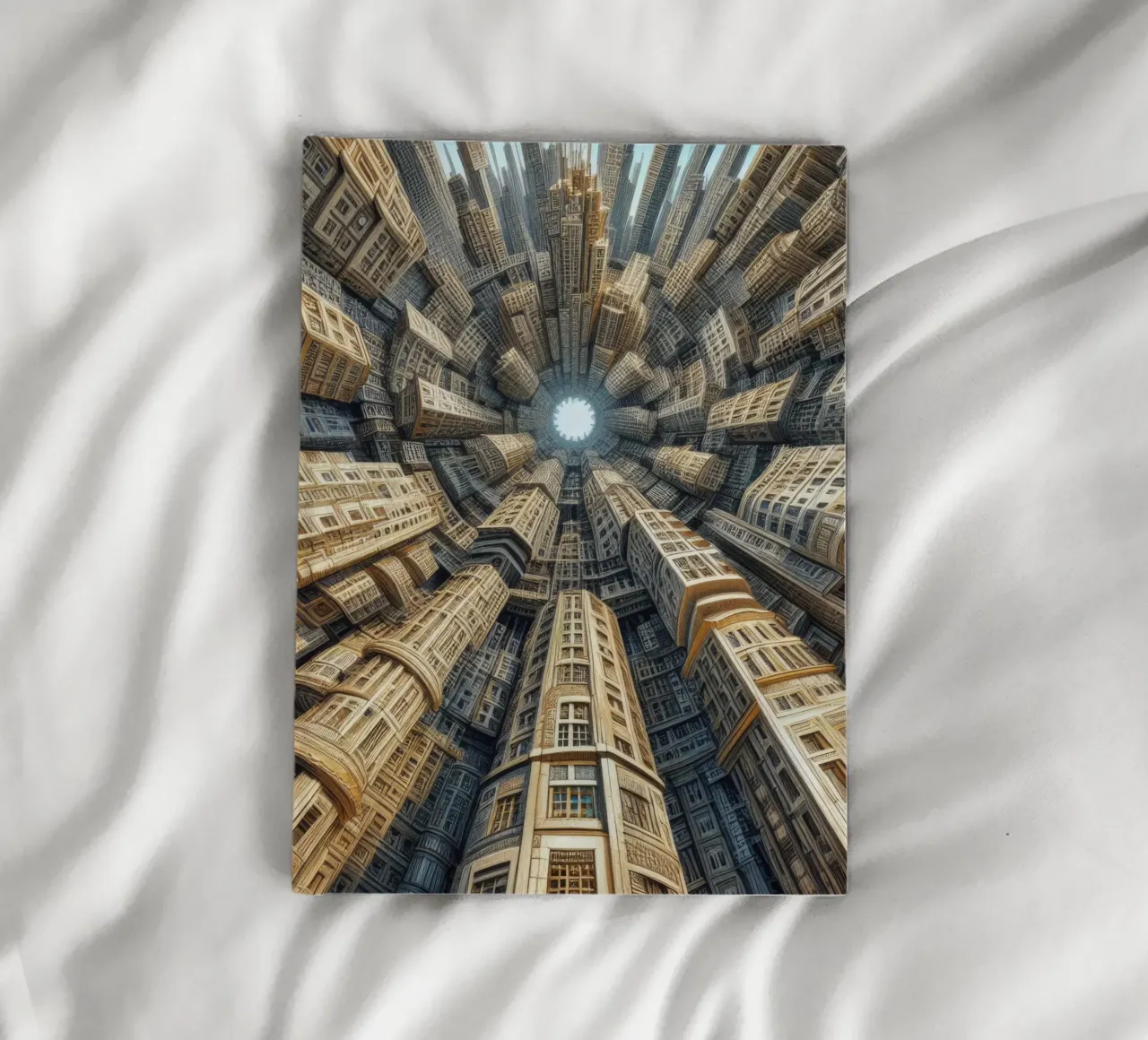 Sphere 035 - Towering Symmetrical Urban Structures Notizbuch von Spheres