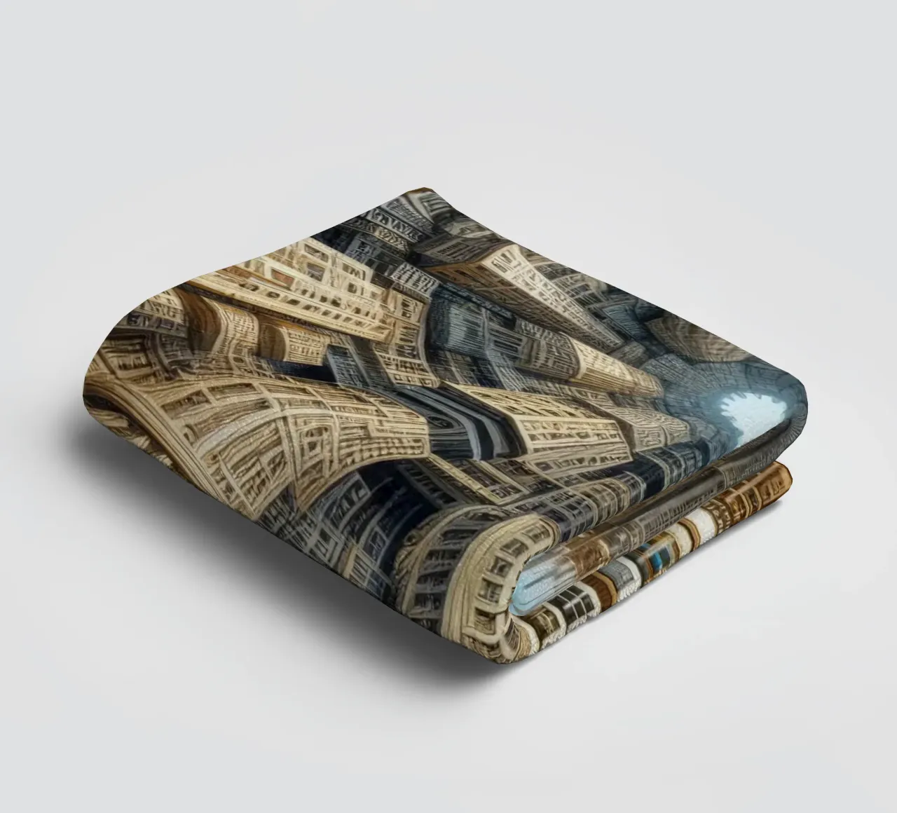 Sphere 035 - Towering Symmetrical Urban Structures asciugamano da bagno da Spheres