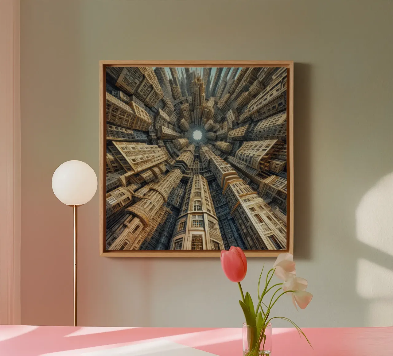 Sphere 035 - Towering Symmetrical Urban Structures tela da Spheres