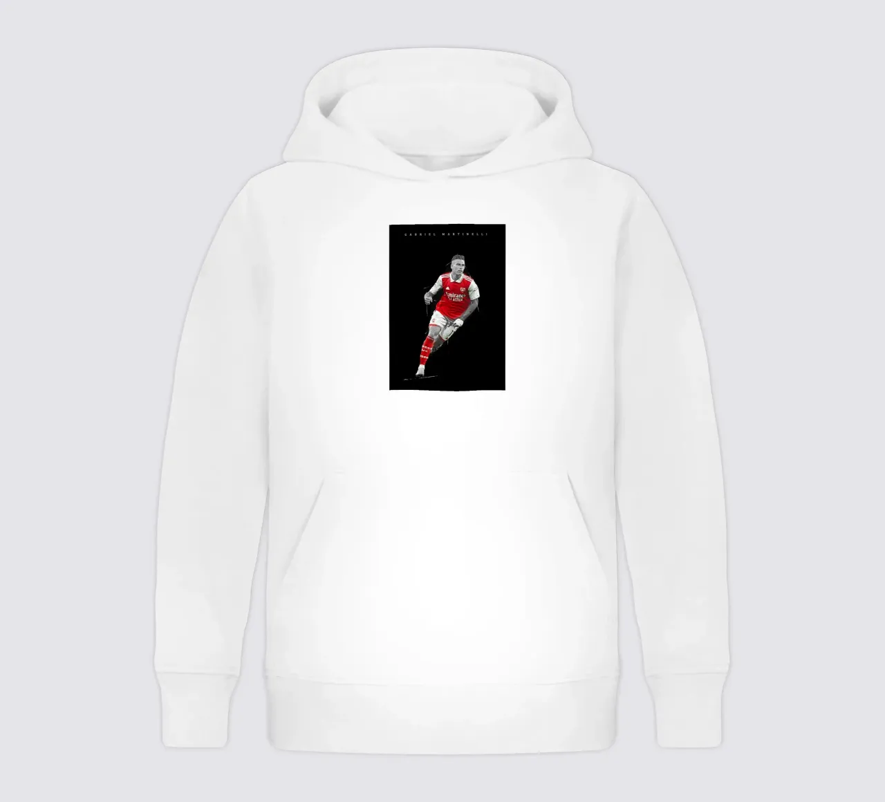 Gabriel Martinelli felpa bambino con cappuccio da tenten