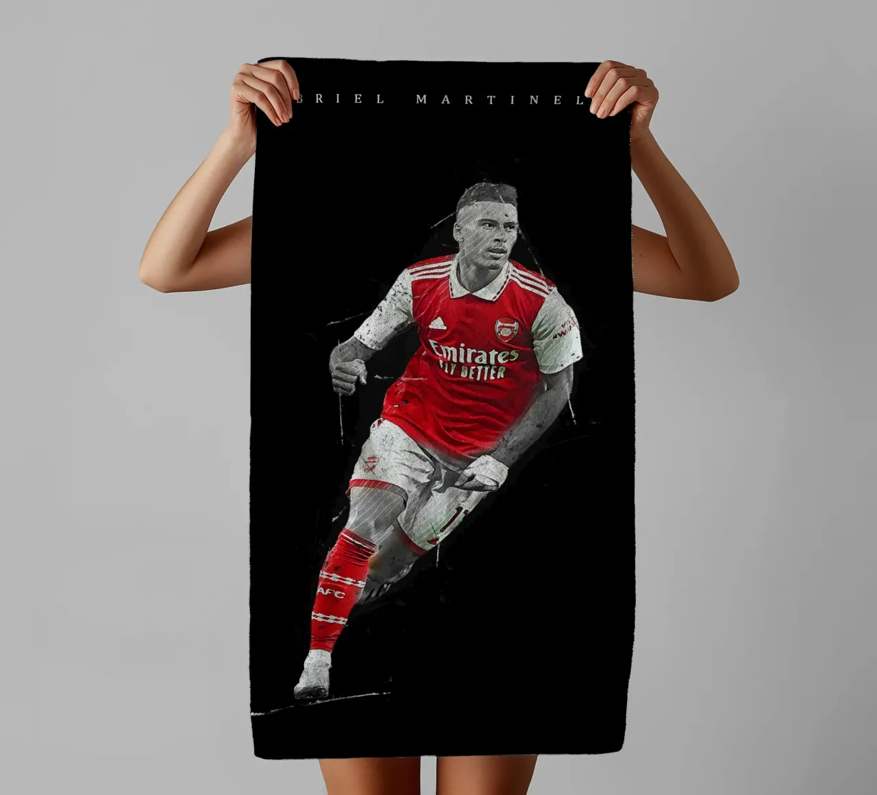 Gabriel Martinelli asciugamano da bagno da tenten