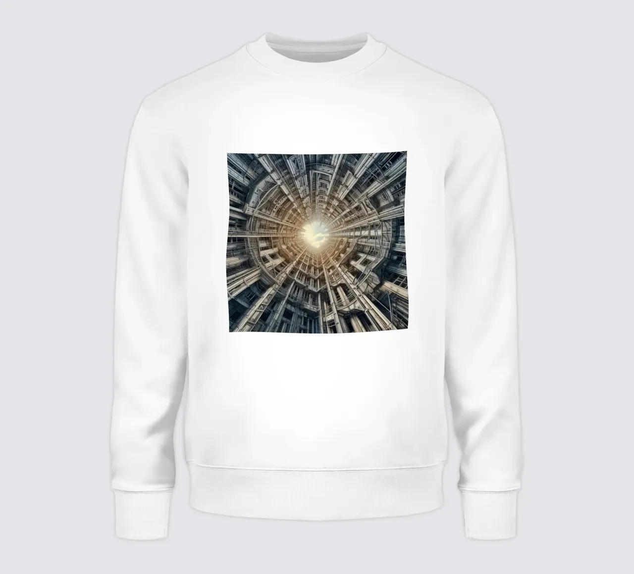 Sphere 040 - Futuristic Tunnel-Like Architecture Sweatshirt von Spheres