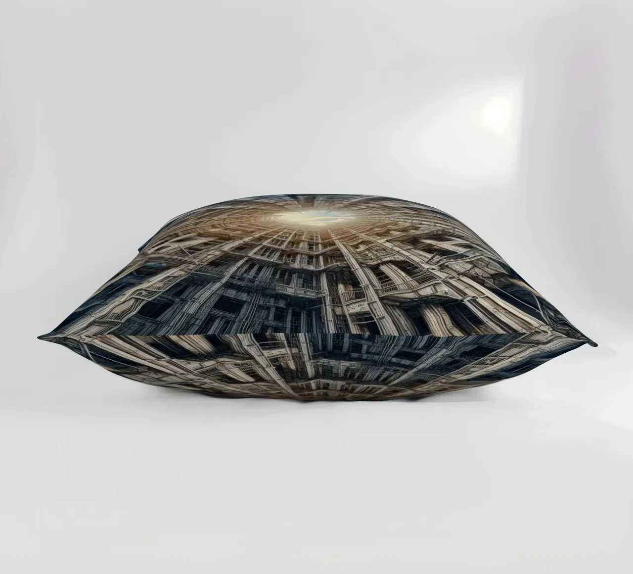 Sphere 040 - Futuristic Tunnel-Like Architecture cuscino da Spheres