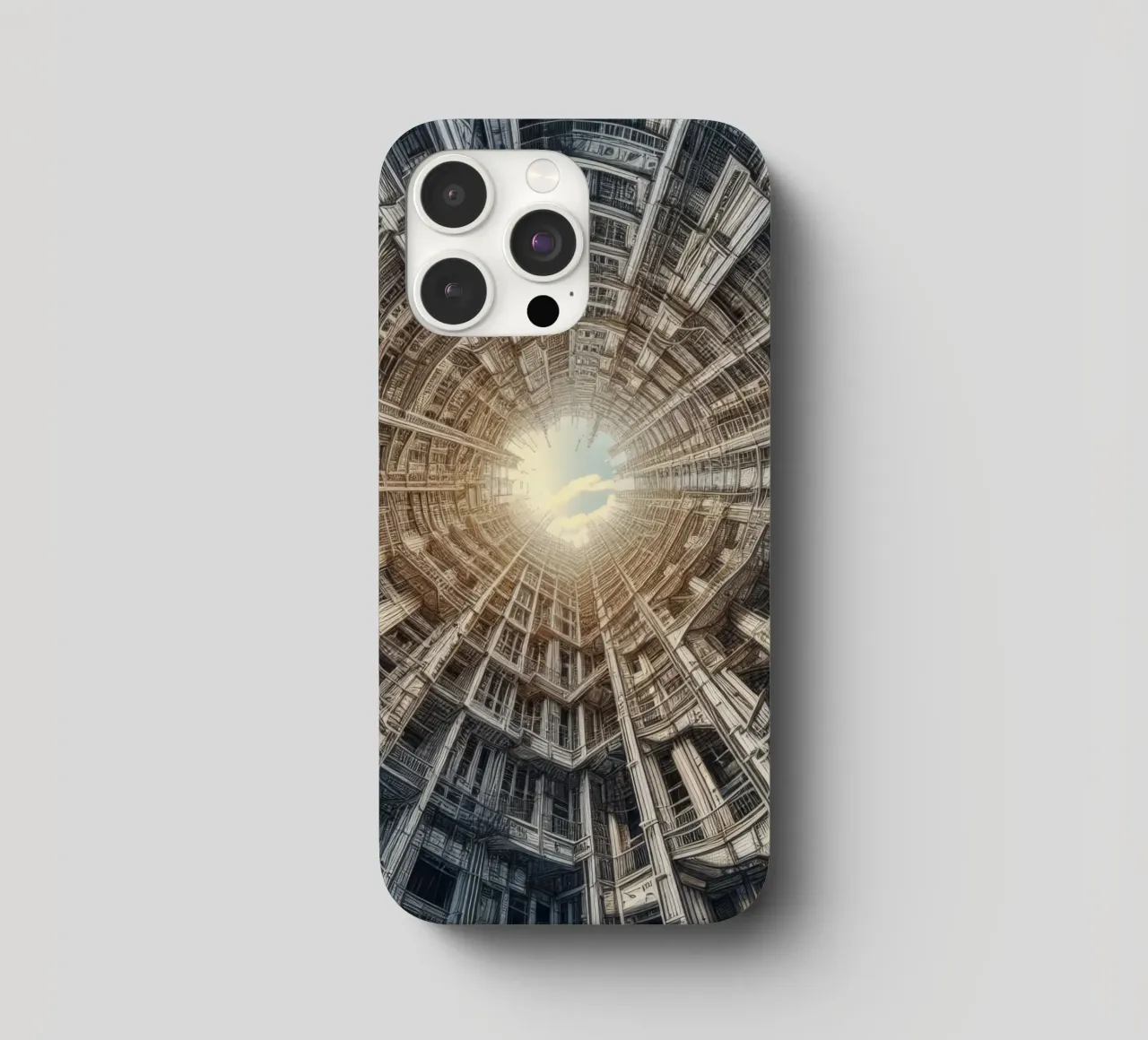 Sphere 040 - Futuristic Tunnel-Like Architecture cover iphone da Spheres