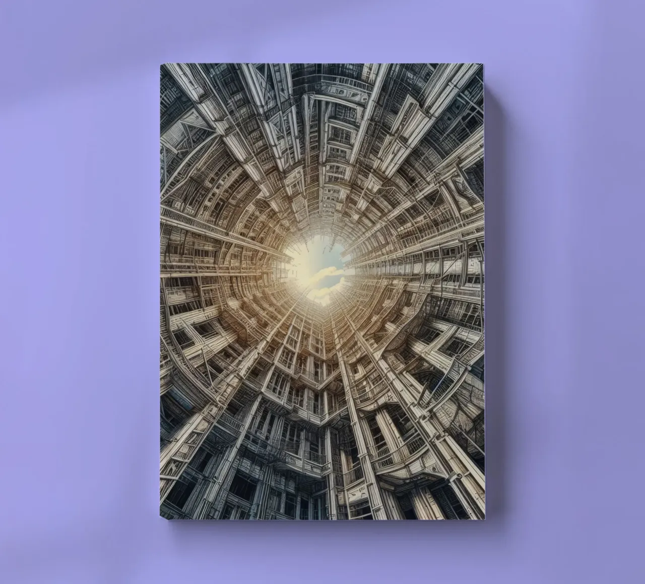 Sphere 040 - Futuristic Tunnel-Like Architecture notebook by Spheres