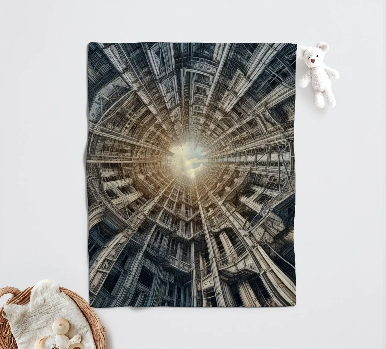 Sphere 040 - Futuristic Tunnel-Like Architecture coperta in pile da Spheres