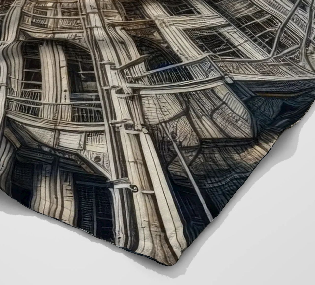 Sphere 040 - Futuristic Tunnel-Like Architecture coperta in pile da Spheres