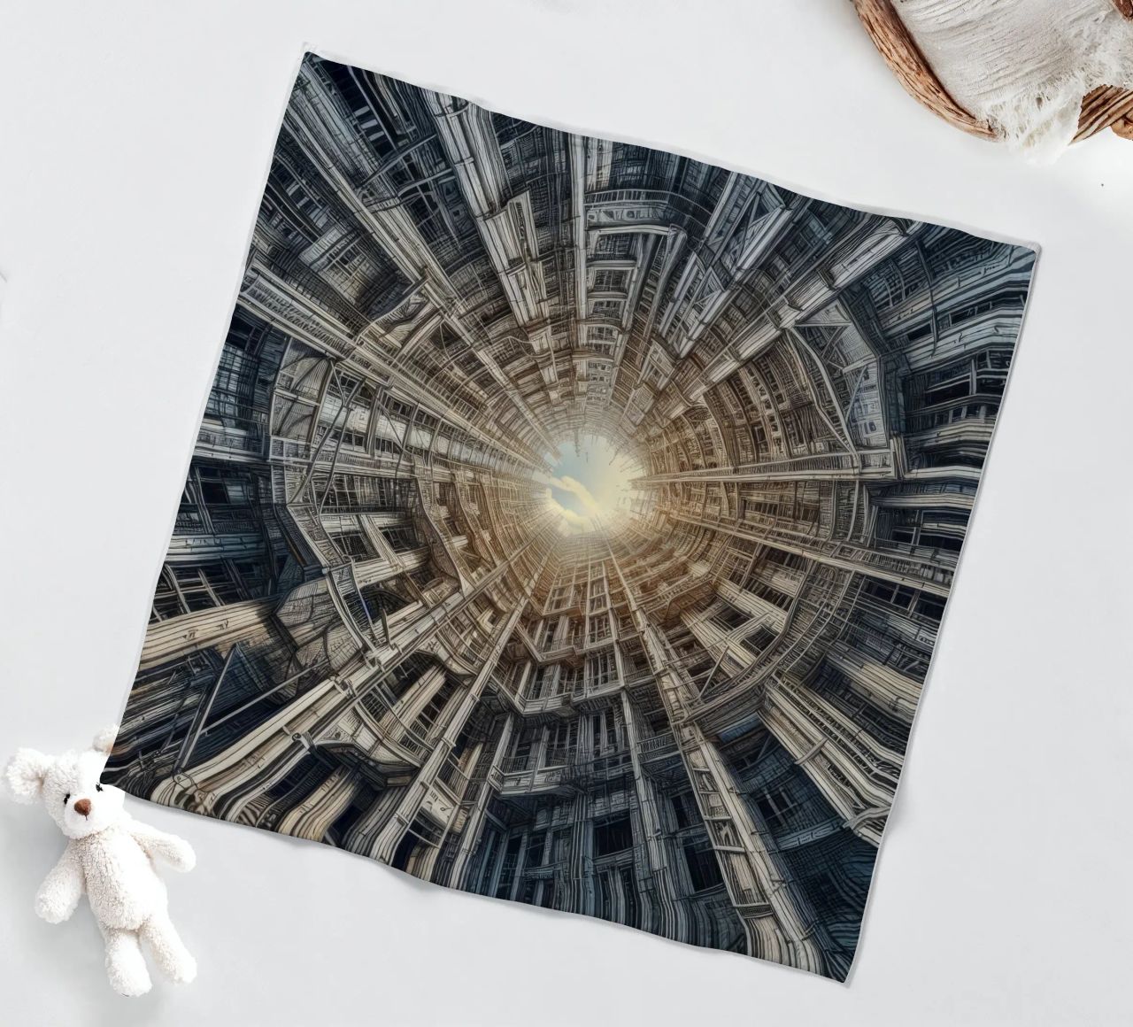 Sphere 040 - Futuristic Tunnel-Like Architecture coperta in pile da Spheres