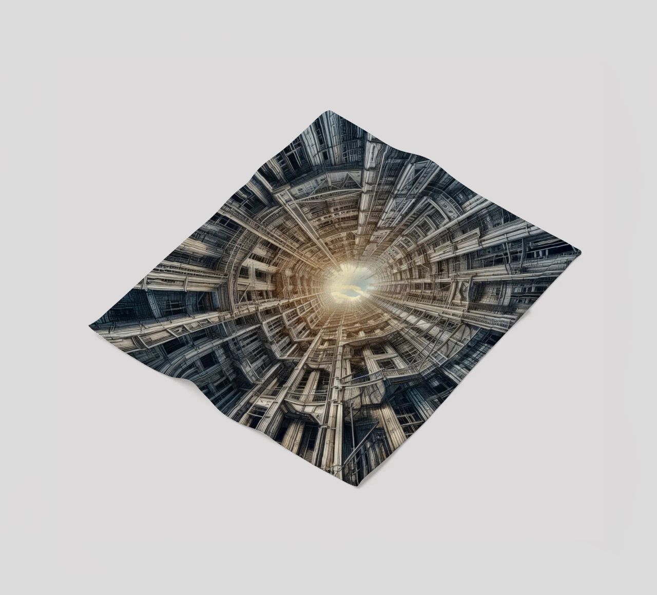Sphere 040 - Futuristic Tunnel-Like Architecture coperta in pile da Spheres