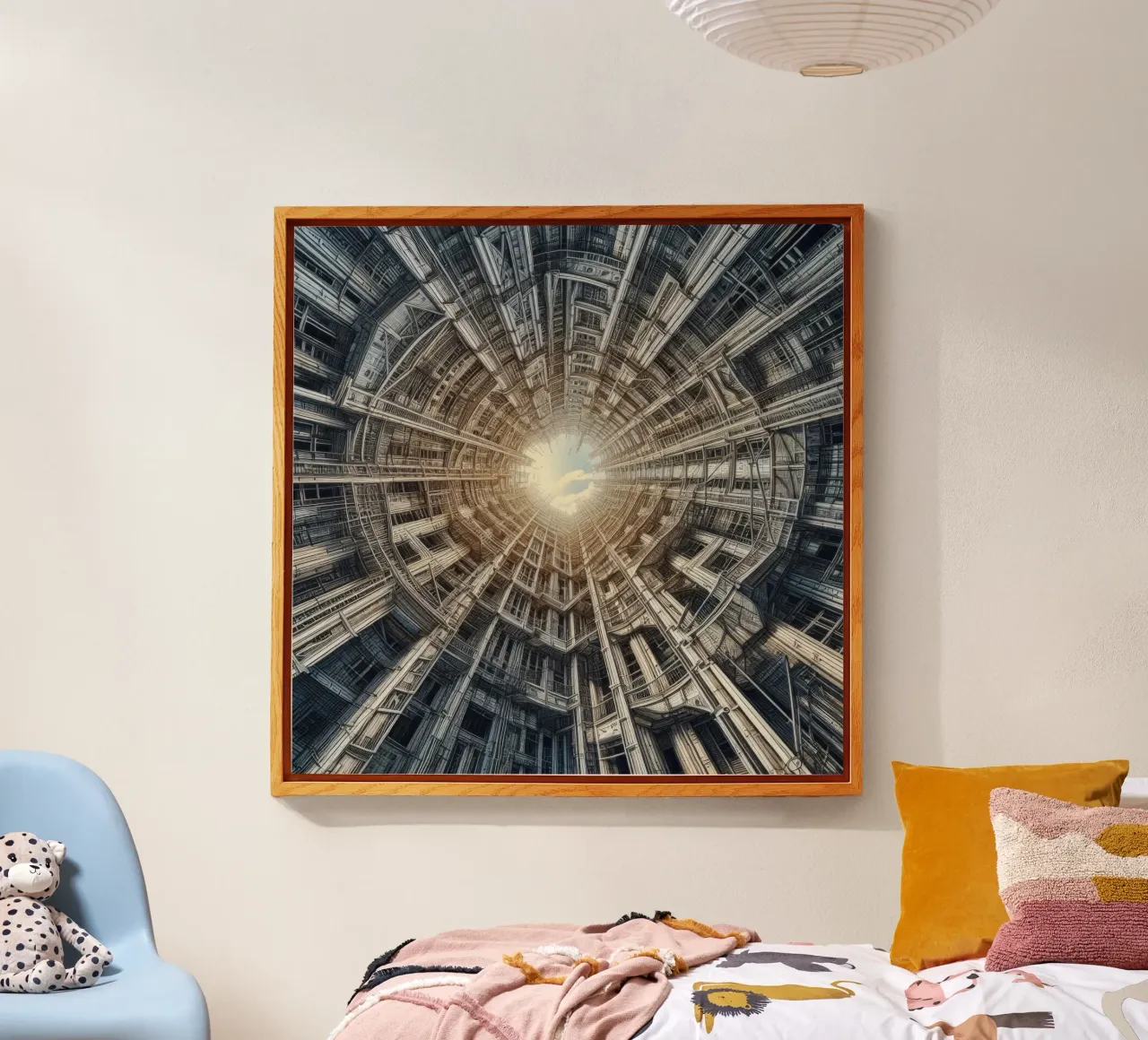 Sphere 040 - Futuristic Tunnel-Like Architecture plexiglas de Spheres