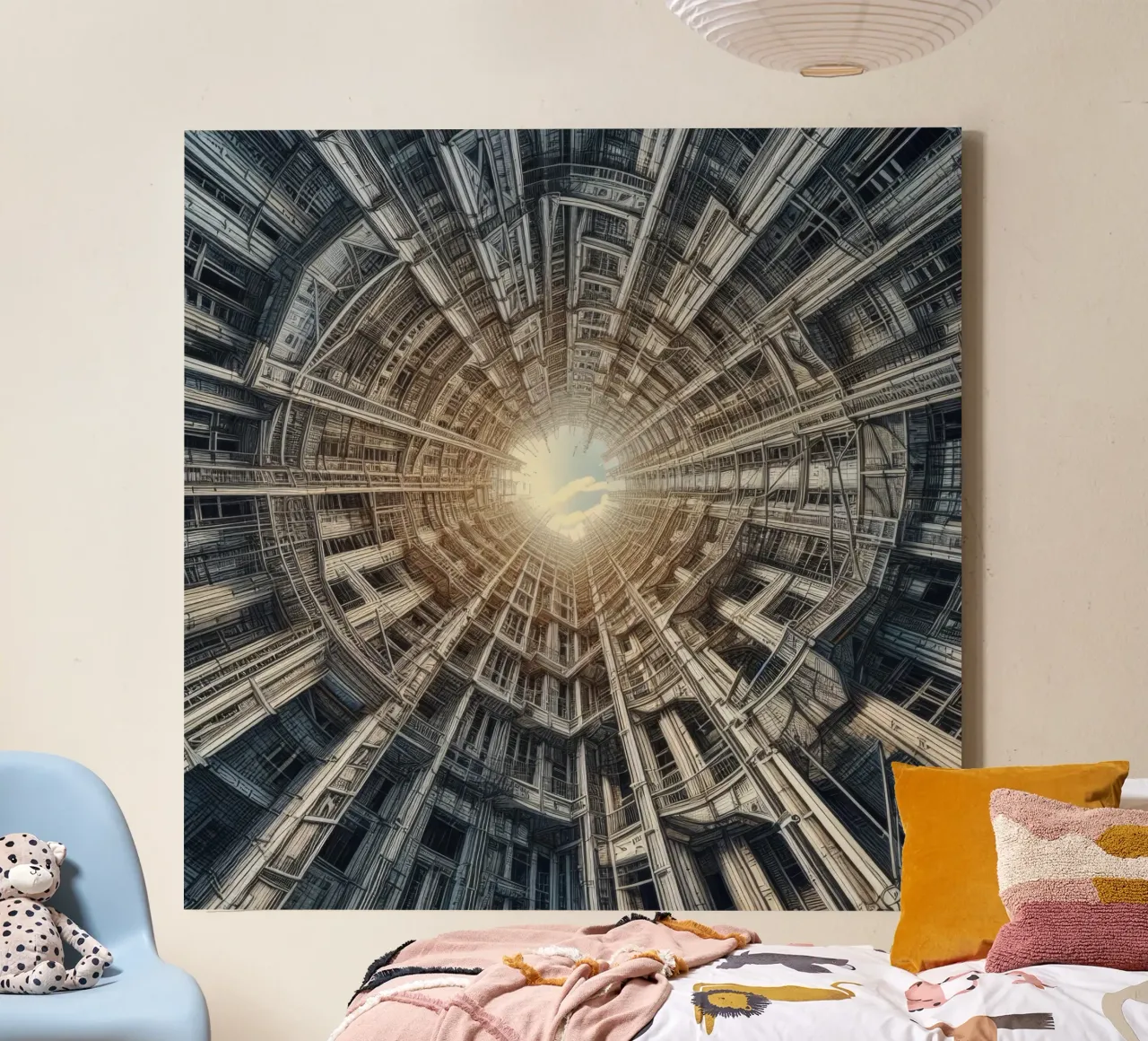 Sphere 040 - Futuristic Tunnel-Like Architecture tela da Spheres