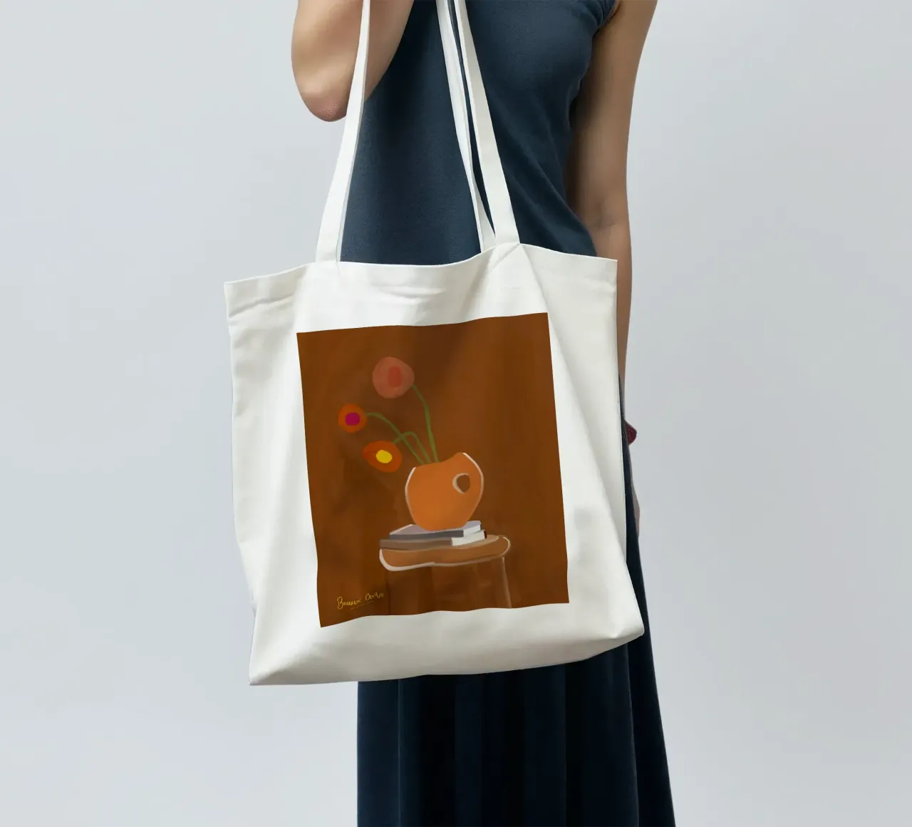Crystal Bloom borsa in juta da Mike Leymi
