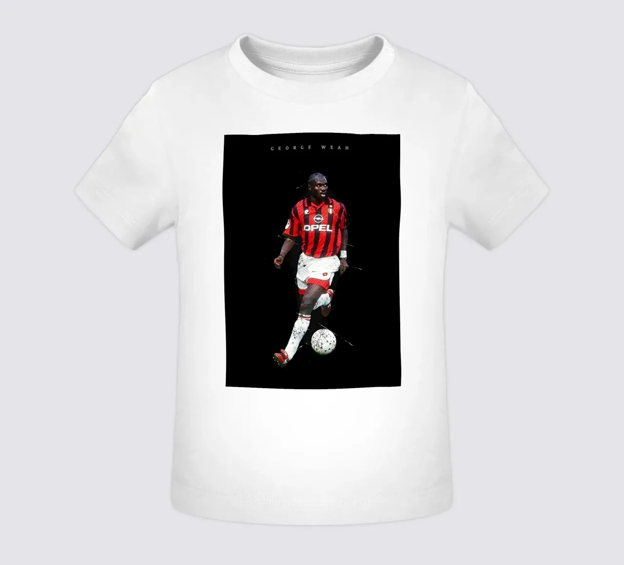 George Weah maglietta neonato da tenten