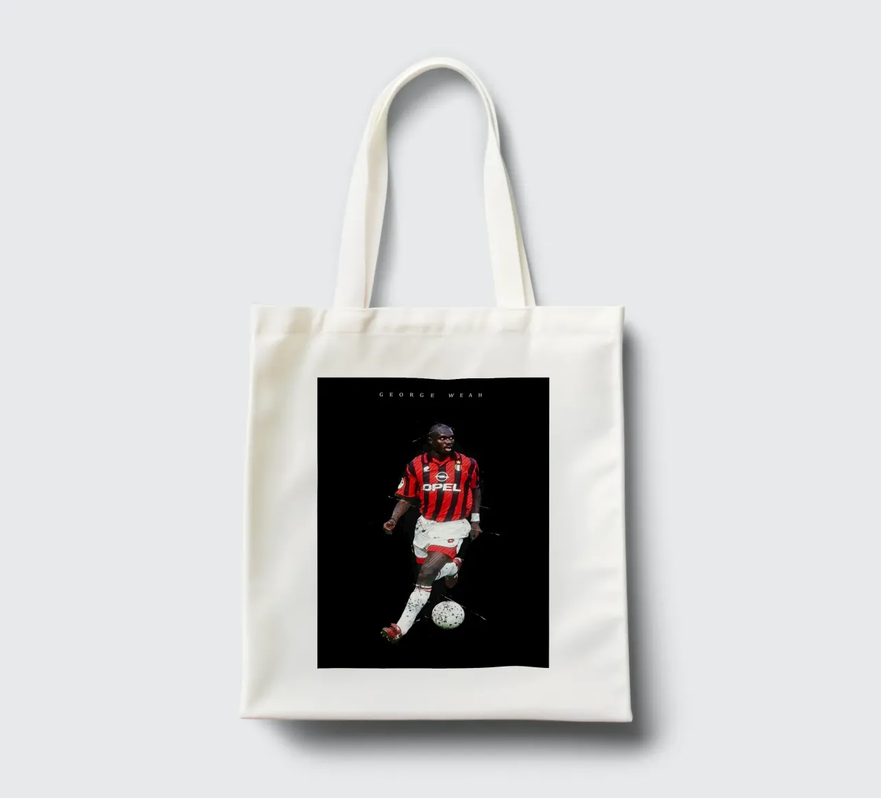 George Weah borsa in juta da tenten