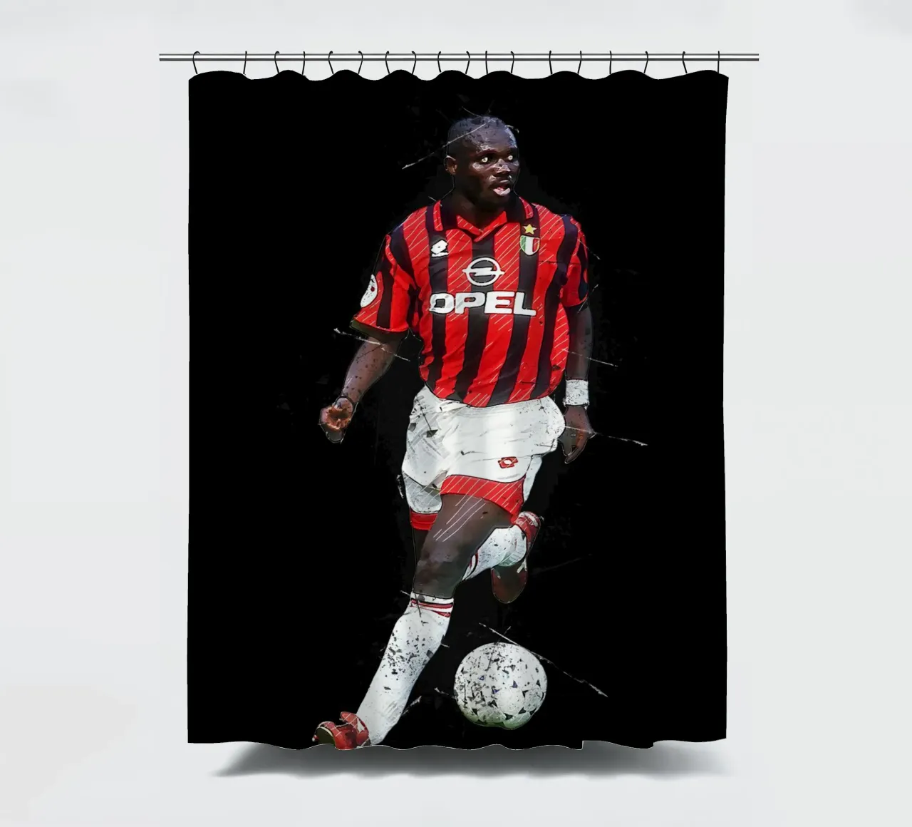 George Weah tenda da doccia da tenten