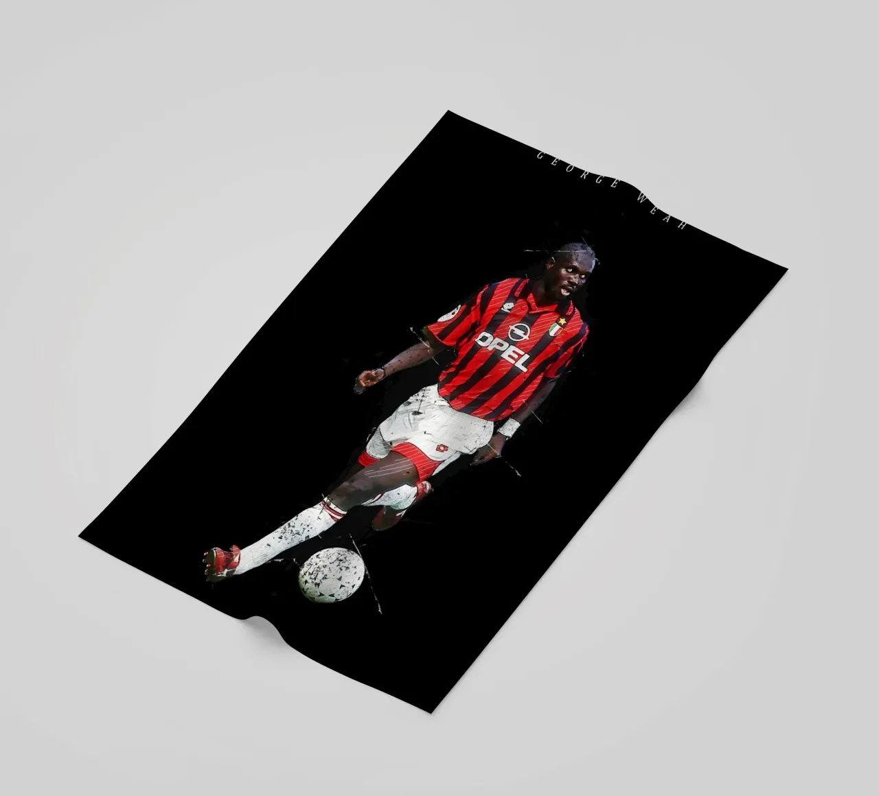 George Weah telo mare da tenten