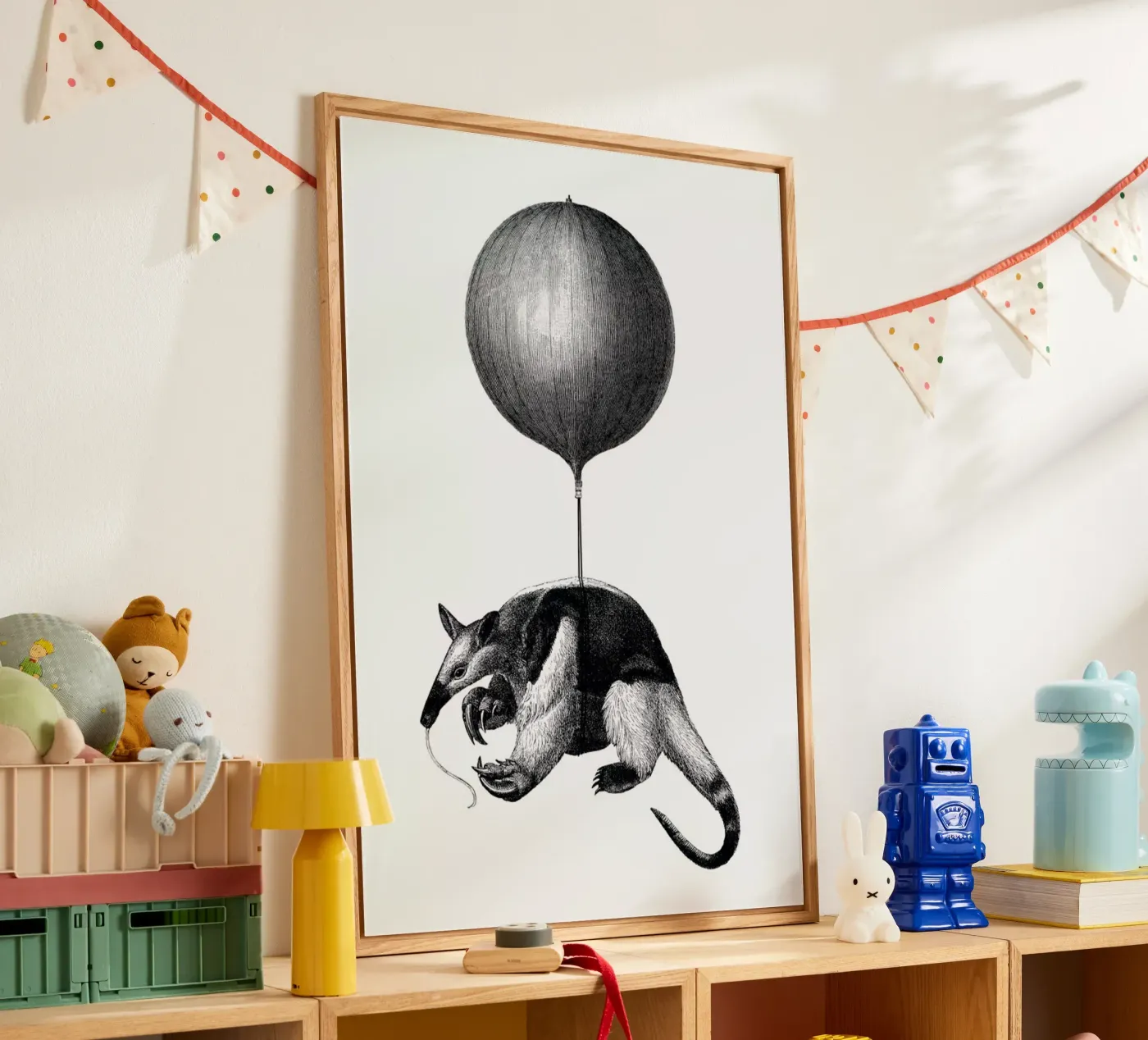 Anteater Balloon plexiglass da The Gently Unfurling Sneak