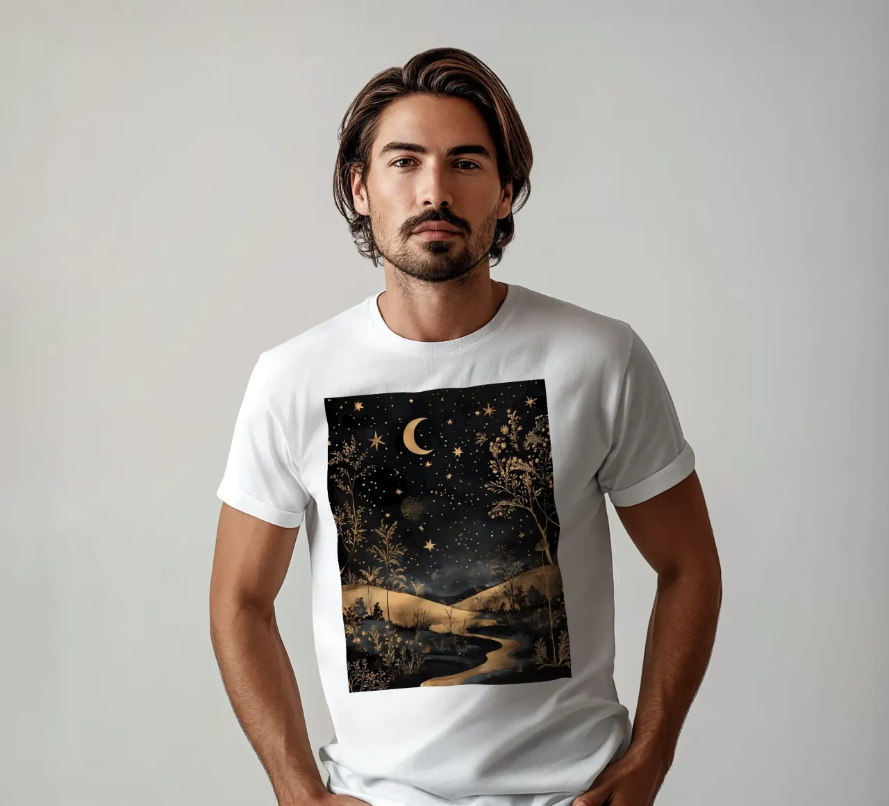Paesaggio celeste t-shirt da IamHomeStudio