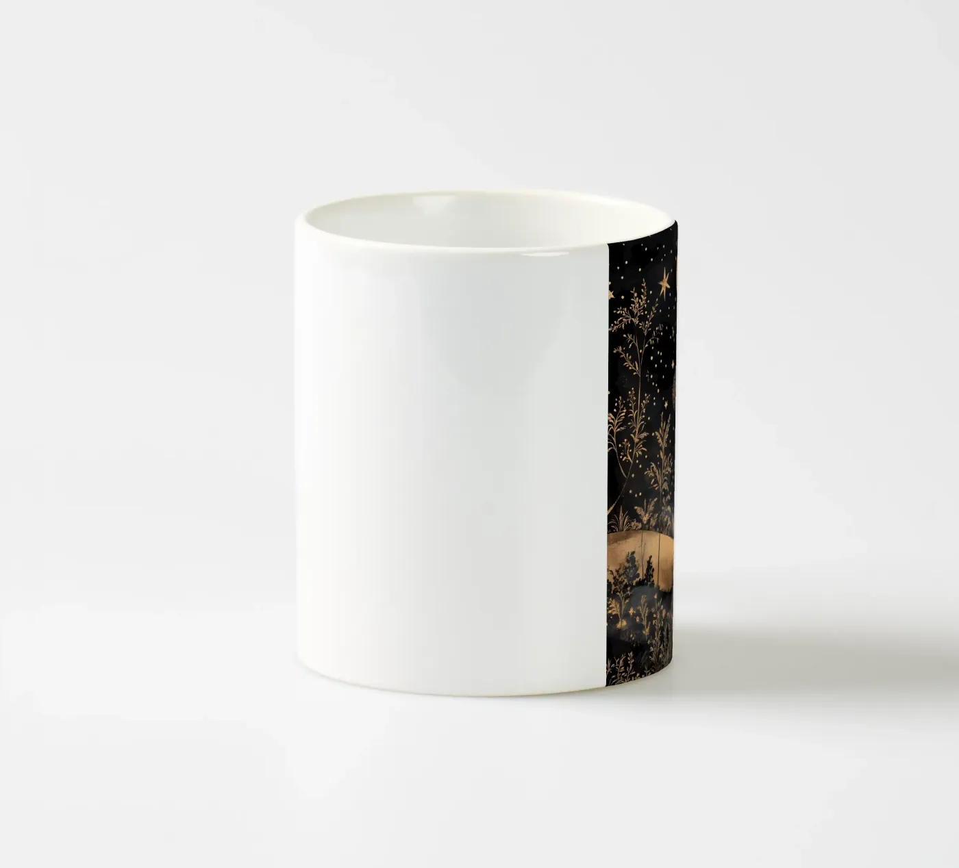 Celestial Landscape ceramic mug by IamHomeStudio