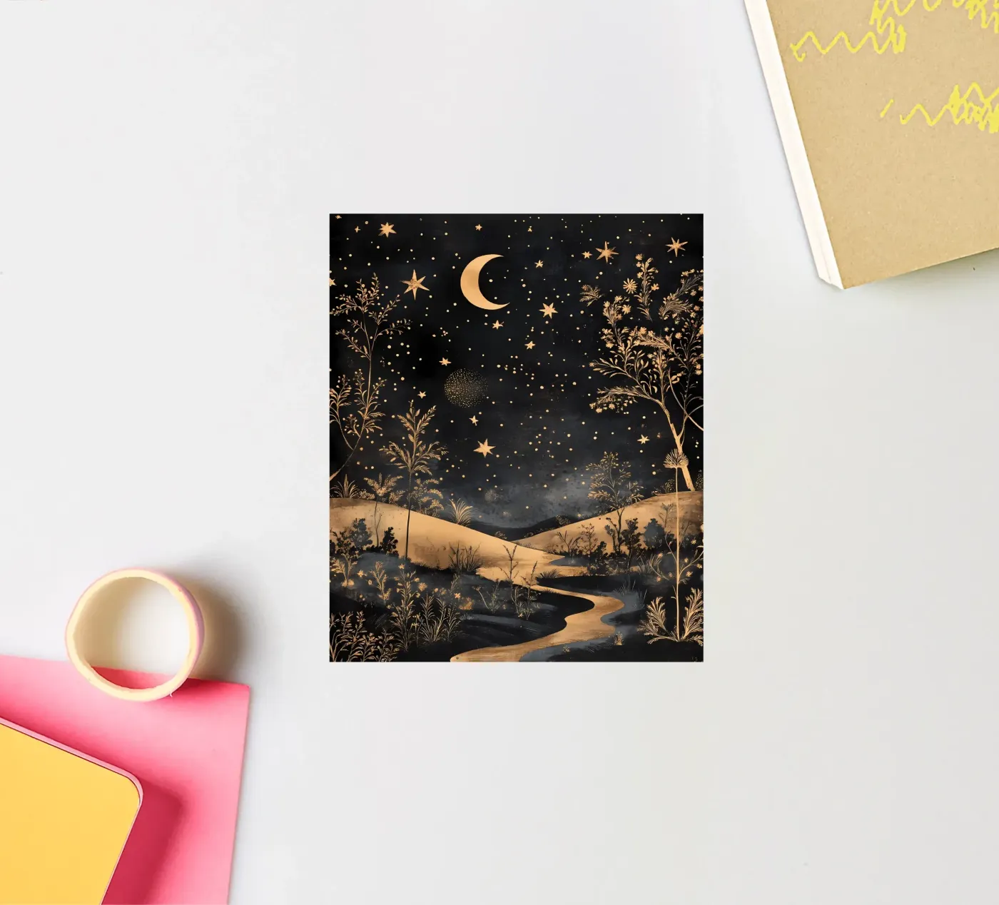 Celestial Landscape sticker by IamHomeStudio