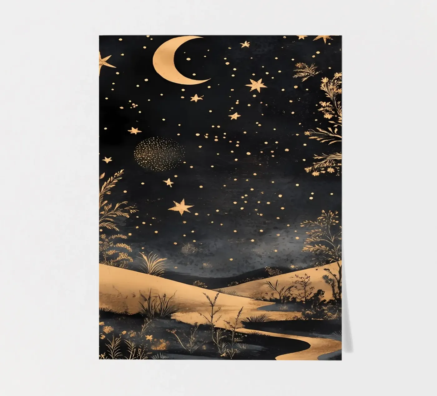 Celestial Landscape sticker sheet by IamHomeStudio