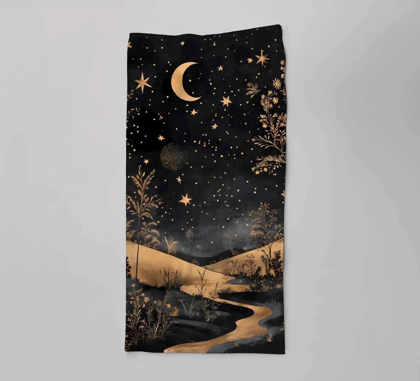 Celestial Landscape towel by IamHomeStudio
