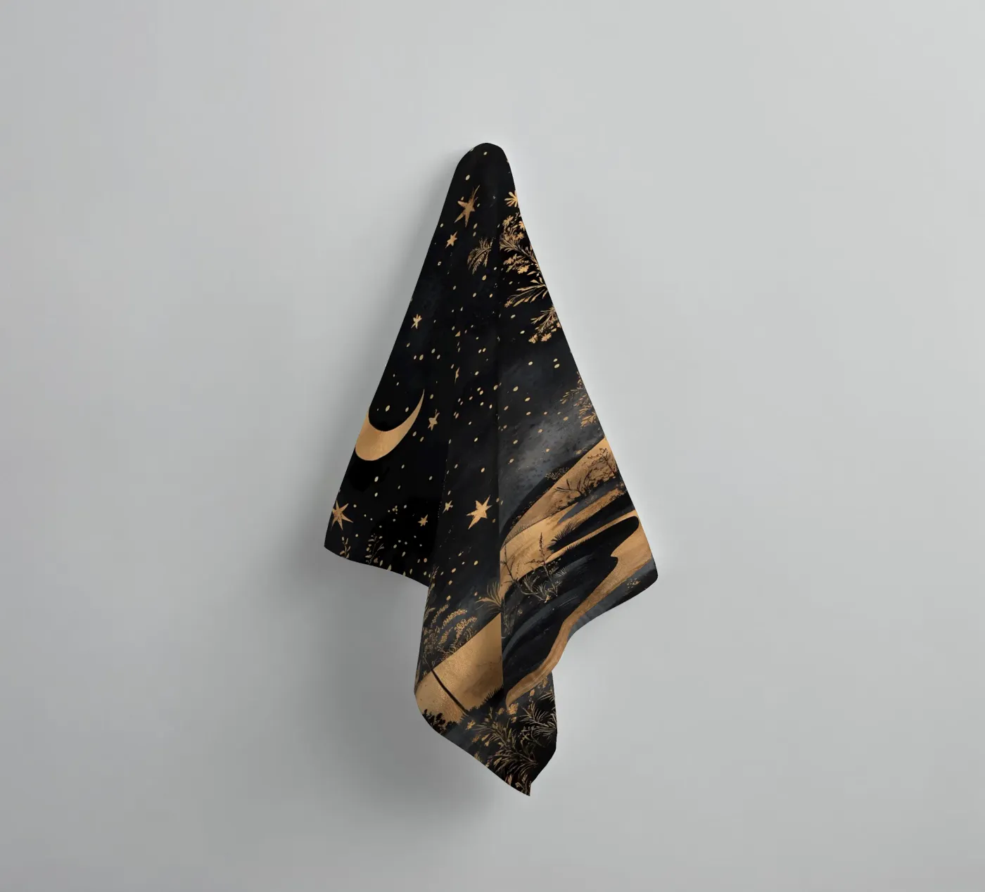 Celestial Landscape towel by IamHomeStudio