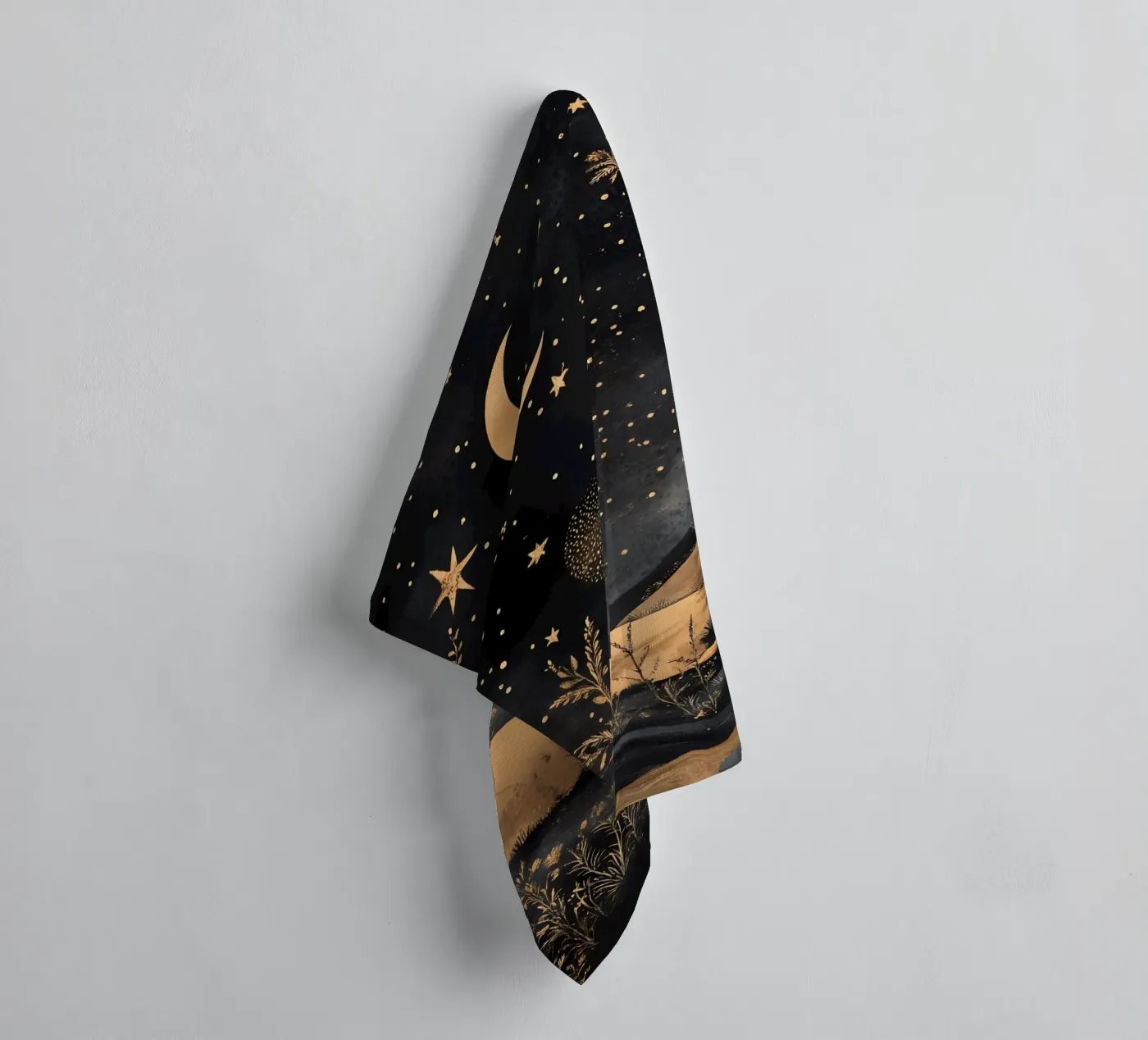 Celestial Landscape towel by IamHomeStudio