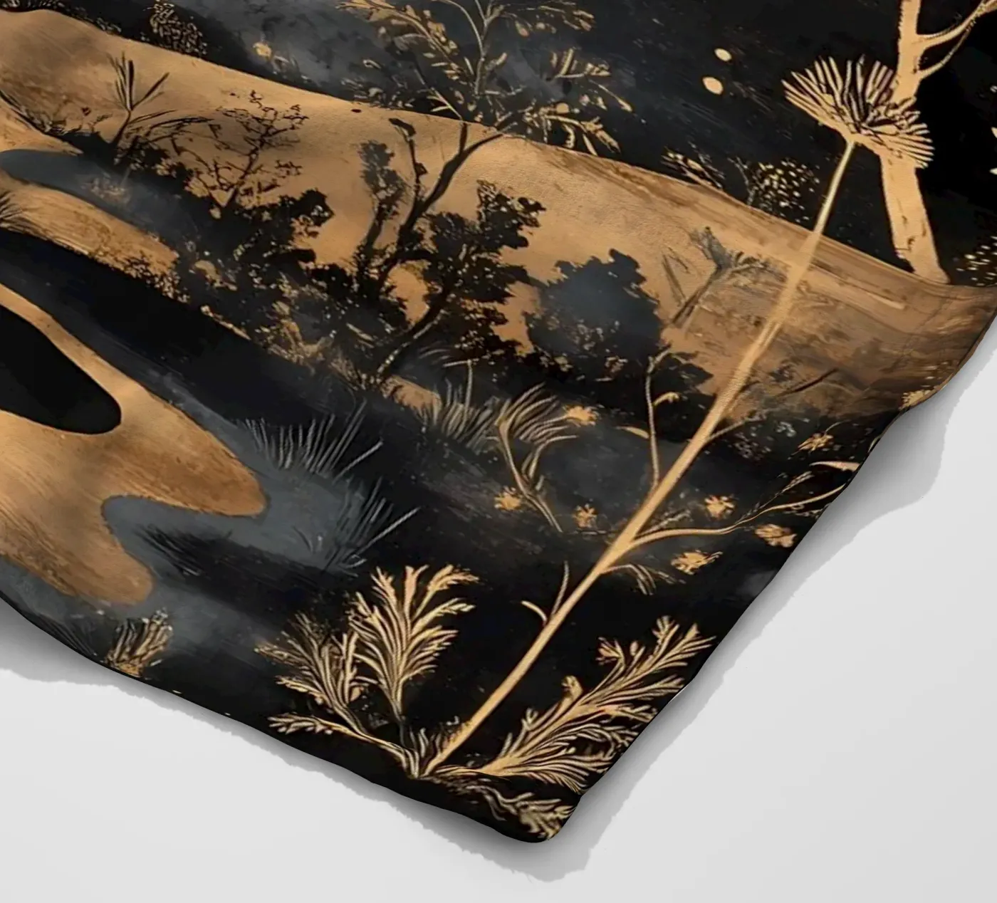 Celestial Landscape fleece blanket by IamHomeStudio