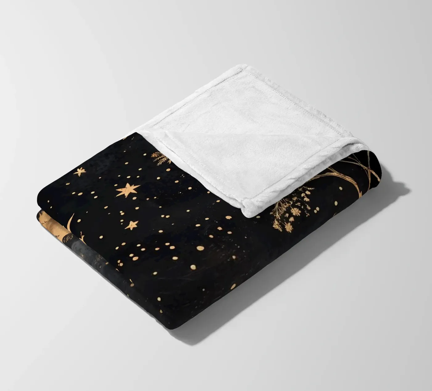 Celestial Landscape fleece blanket by IamHomeStudio