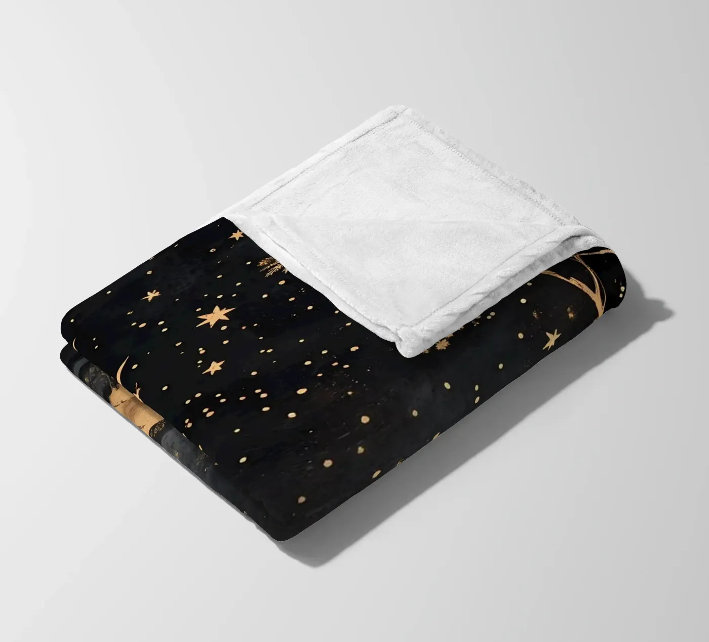 Celestial Landscape fleece blanket by IamHomeStudio