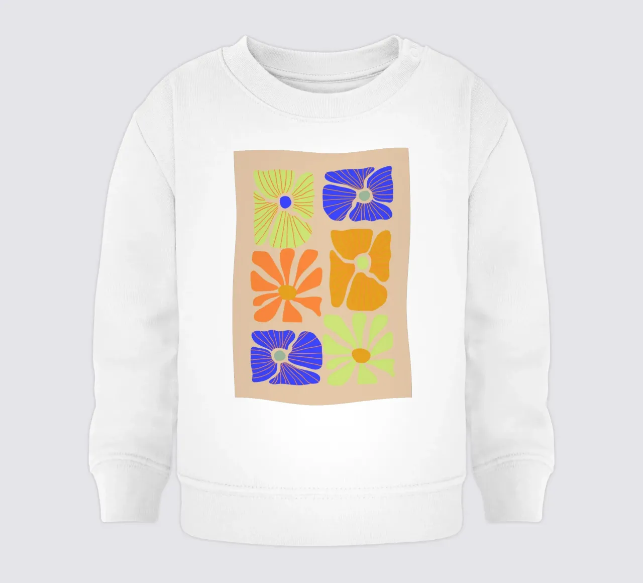 Floral Vibes  |  Flower Power  | Art Print felpa neonato da PrintCessStudio