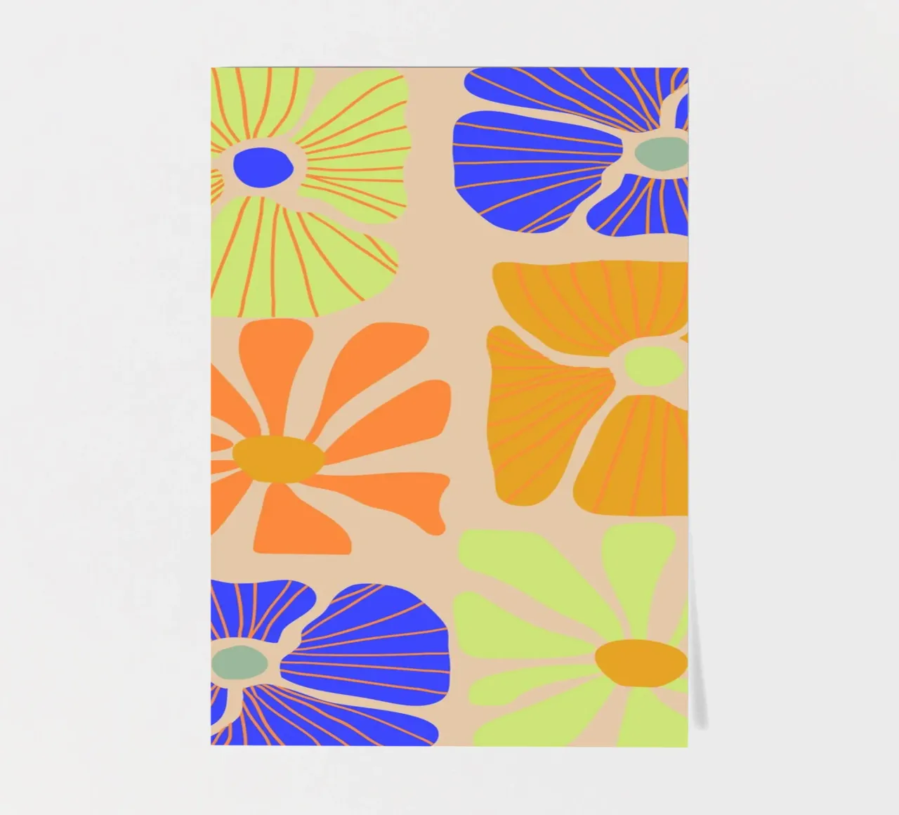 Floral Vibes  |  Flower Power  | Art Print sticker sheet by PrintCessStudio