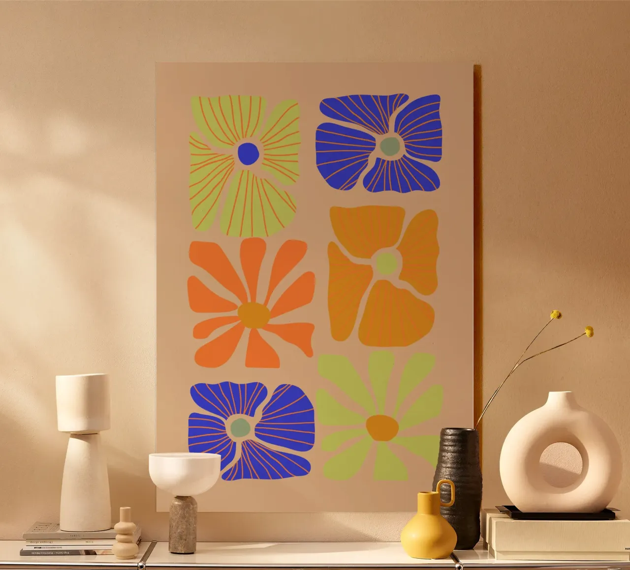 Floral Vibes  |  Flower Power  | Art Print plexiglass da PrintCessStudio