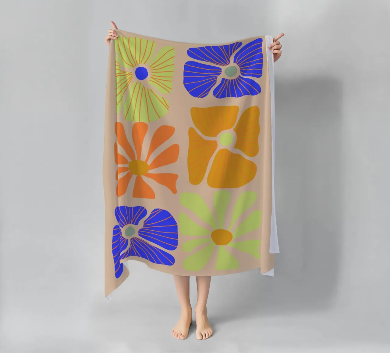 Floral Vibes  |  Flower Power  | Art Print telo mare da PrintCessStudio