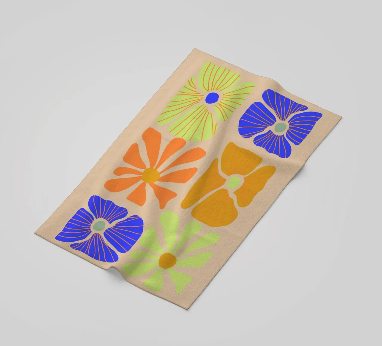 Floral Vibes  |  Flower Power  | Art Print telo mare da PrintCessStudio