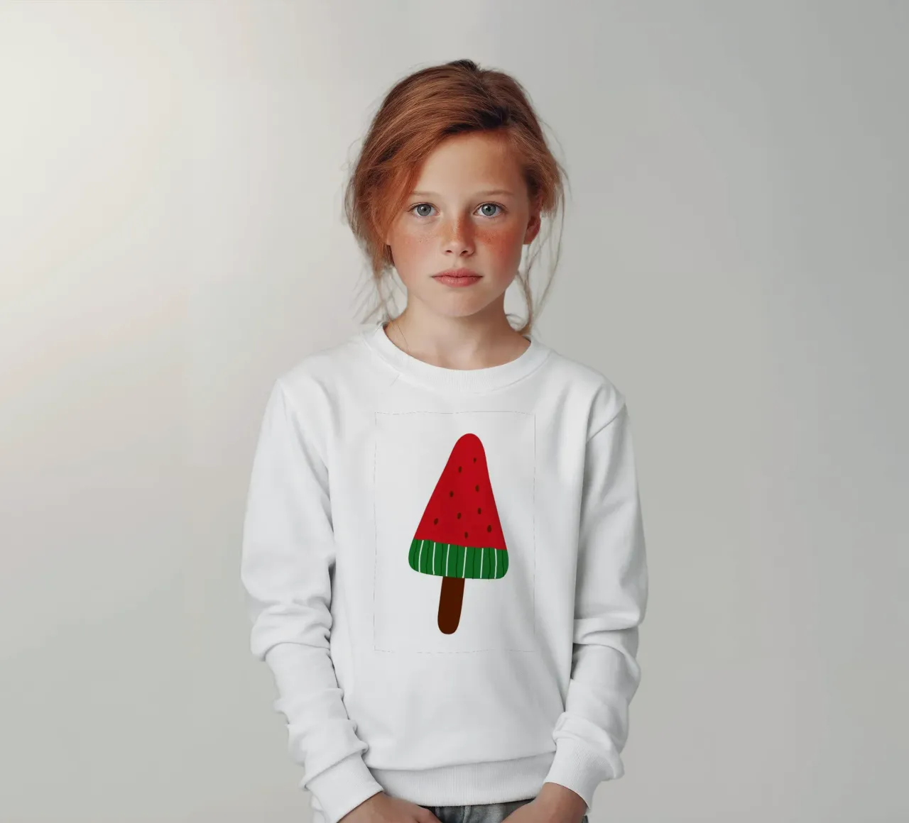 Watermelon popsicle felpa bambino da LisaArtes