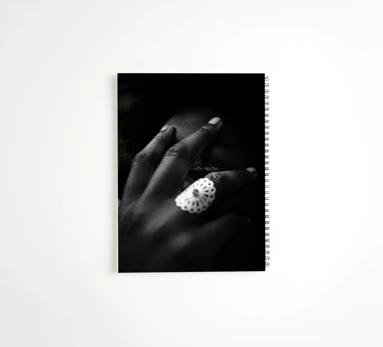 Afro Sadness spiral notebook by Mathudace Créas