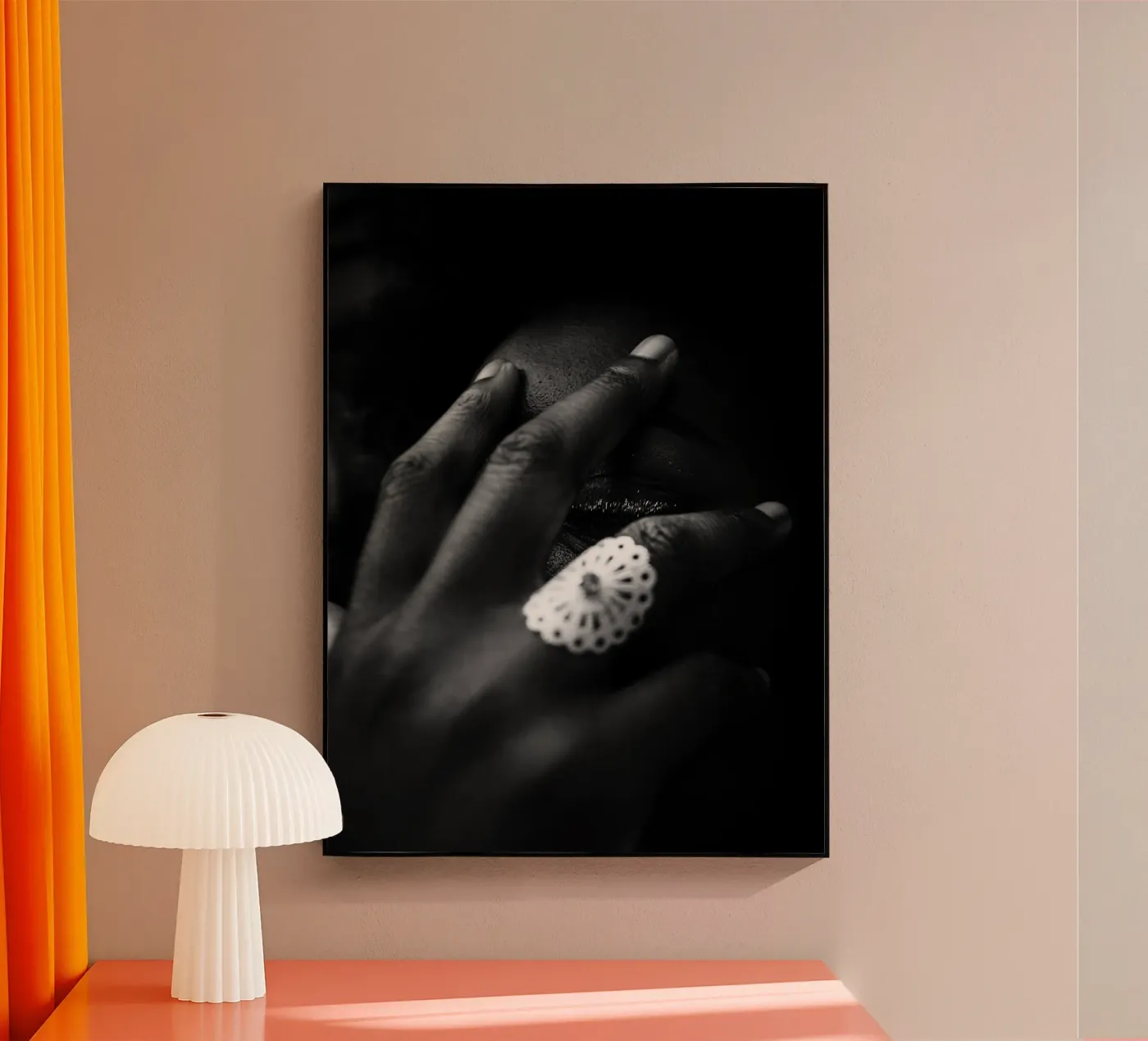 Afro Sadness acrylic glass by Mathudace Créas