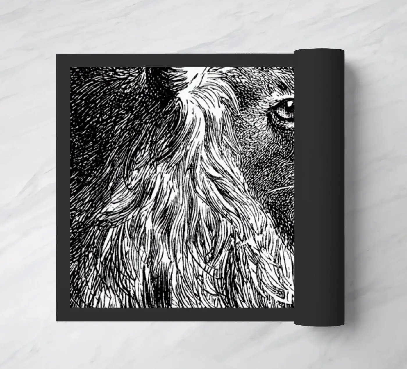 Hey Lion zerbino da The Gently Unfurling Sneak