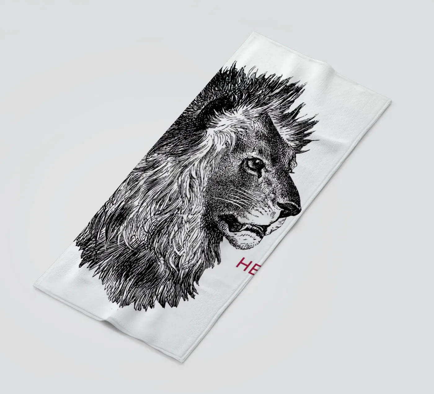 Hey Lion telo mare da The Gently Unfurling Sneak