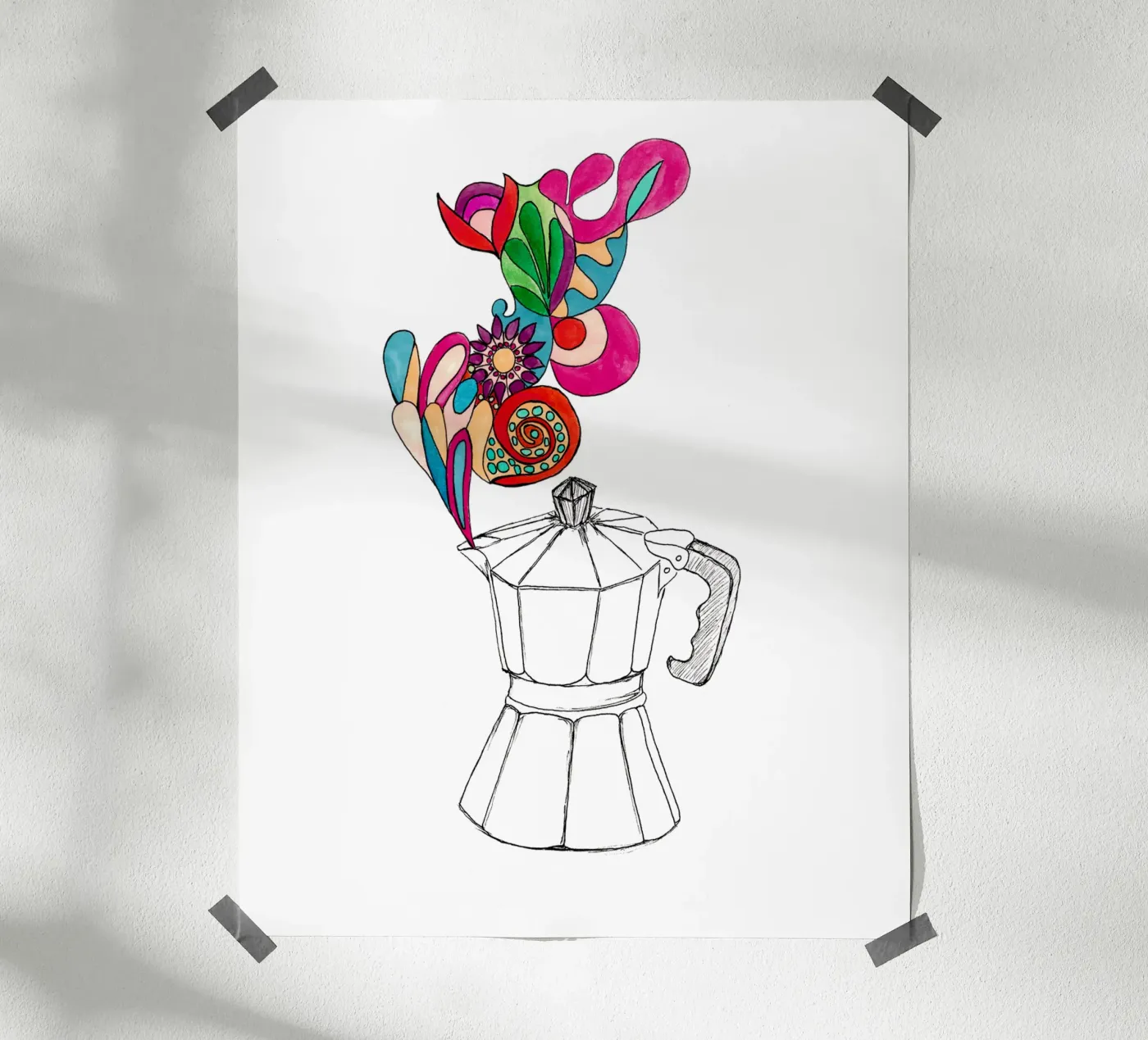 Coffee lover poster da Claudiabrueggen