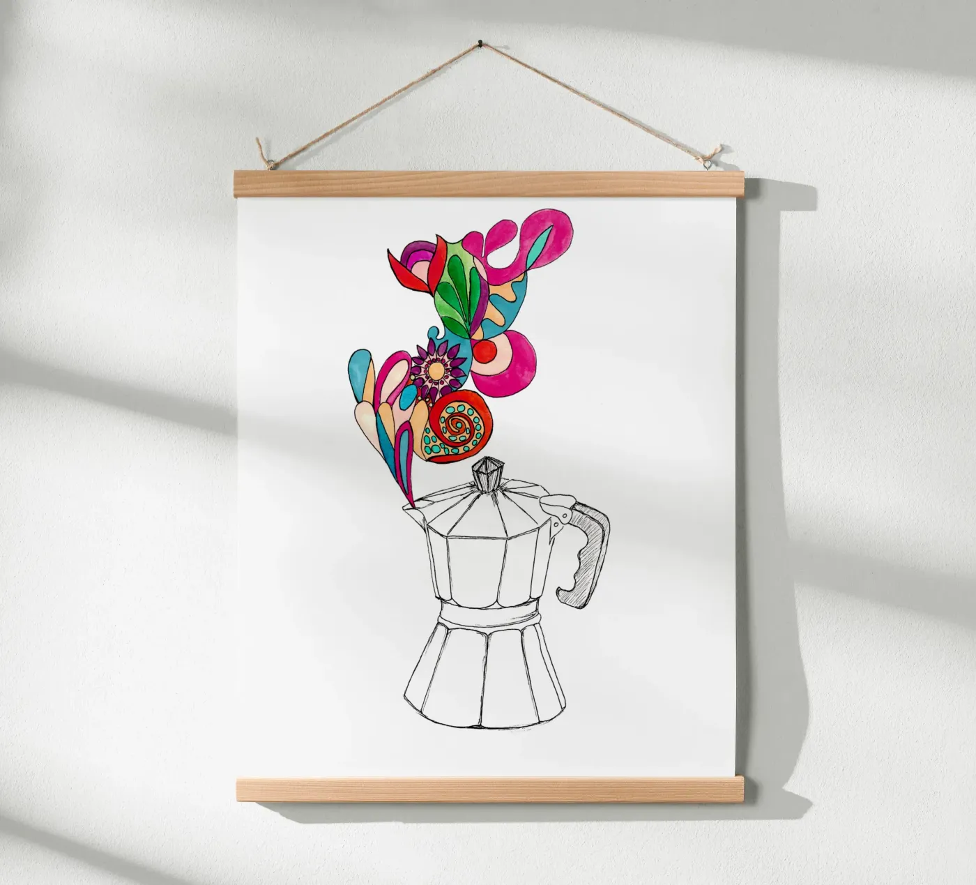 Coffee lover poster da Claudiabrueggen