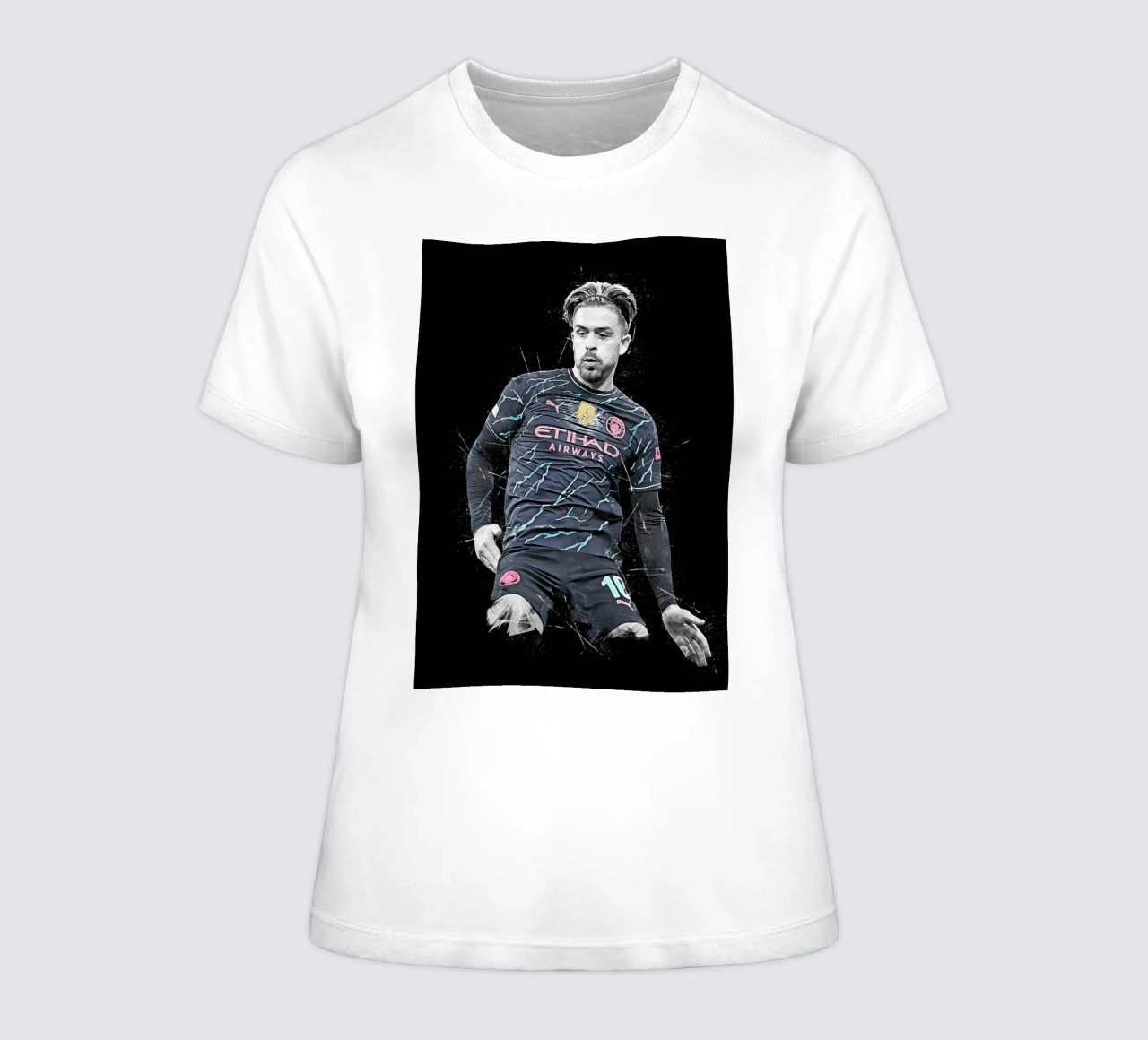 Jack Grealish women's fitted t-shirt by tenten