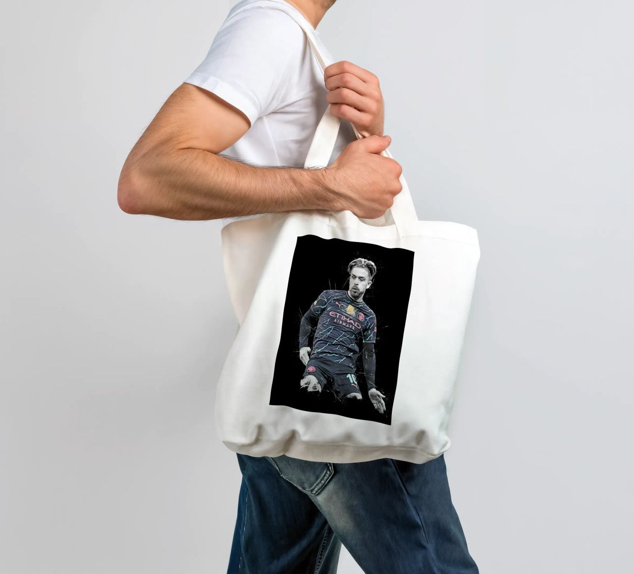 Jack Grealish tote bag by tenten