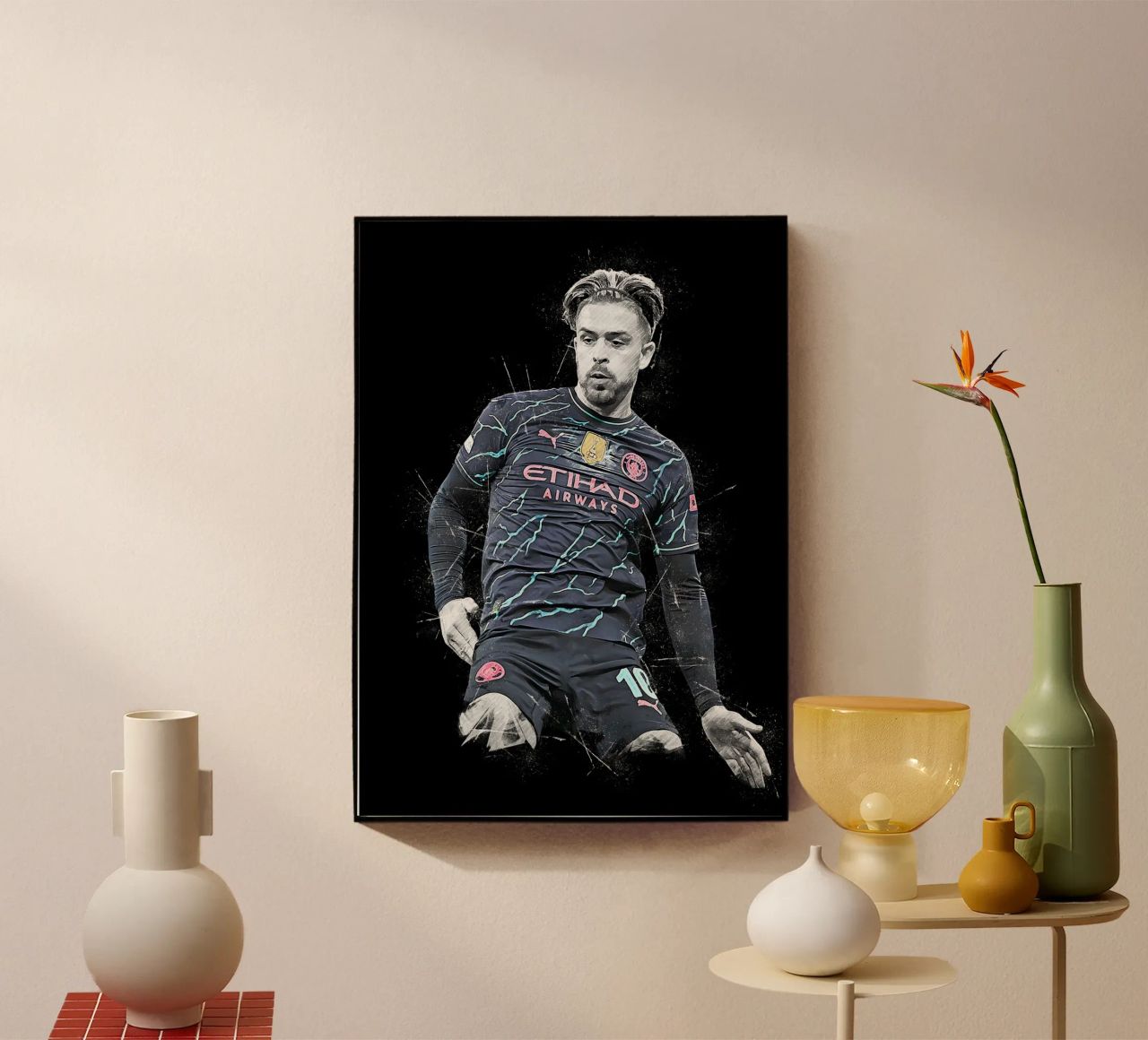 Jack Grealish acrylic glass by tenten